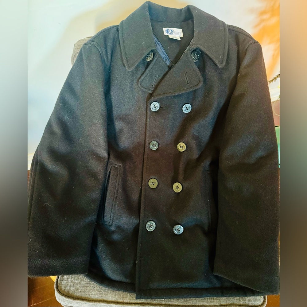 Arizona Jean Company Black Peacoat for Women